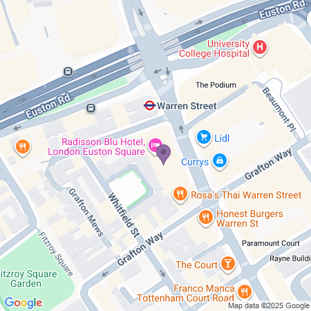 Adresse du Radisson Blu Edwardian Grafton