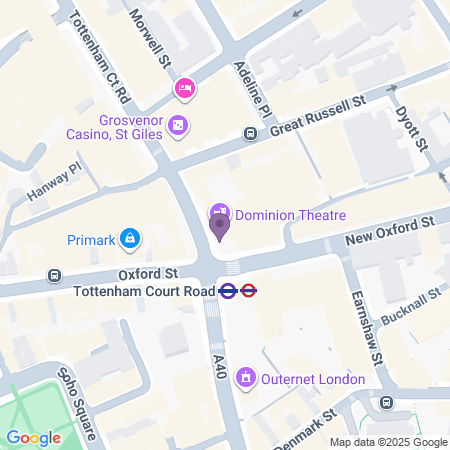 Adresse du Dominion Theatre