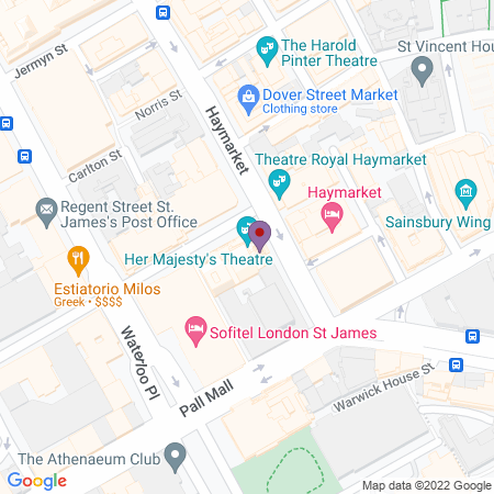 Adresse du Her Majesty's Theatre (His Majesty's Theatre)