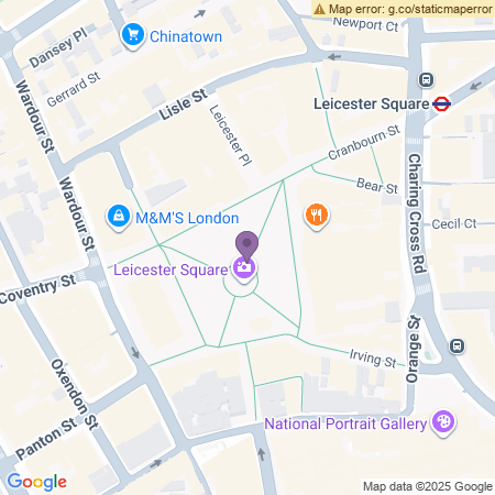 Adresse du Spiegeltent in Leicester Square