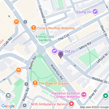 Adresse du Old Vic Theatre