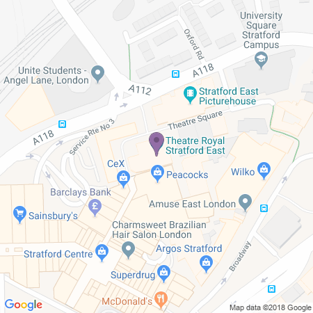 Adresse du Theatre Royal Stratford East