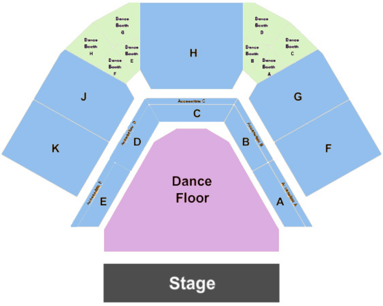 Abba Arena - Plan de Salle Abba Arena - Plan de Salle