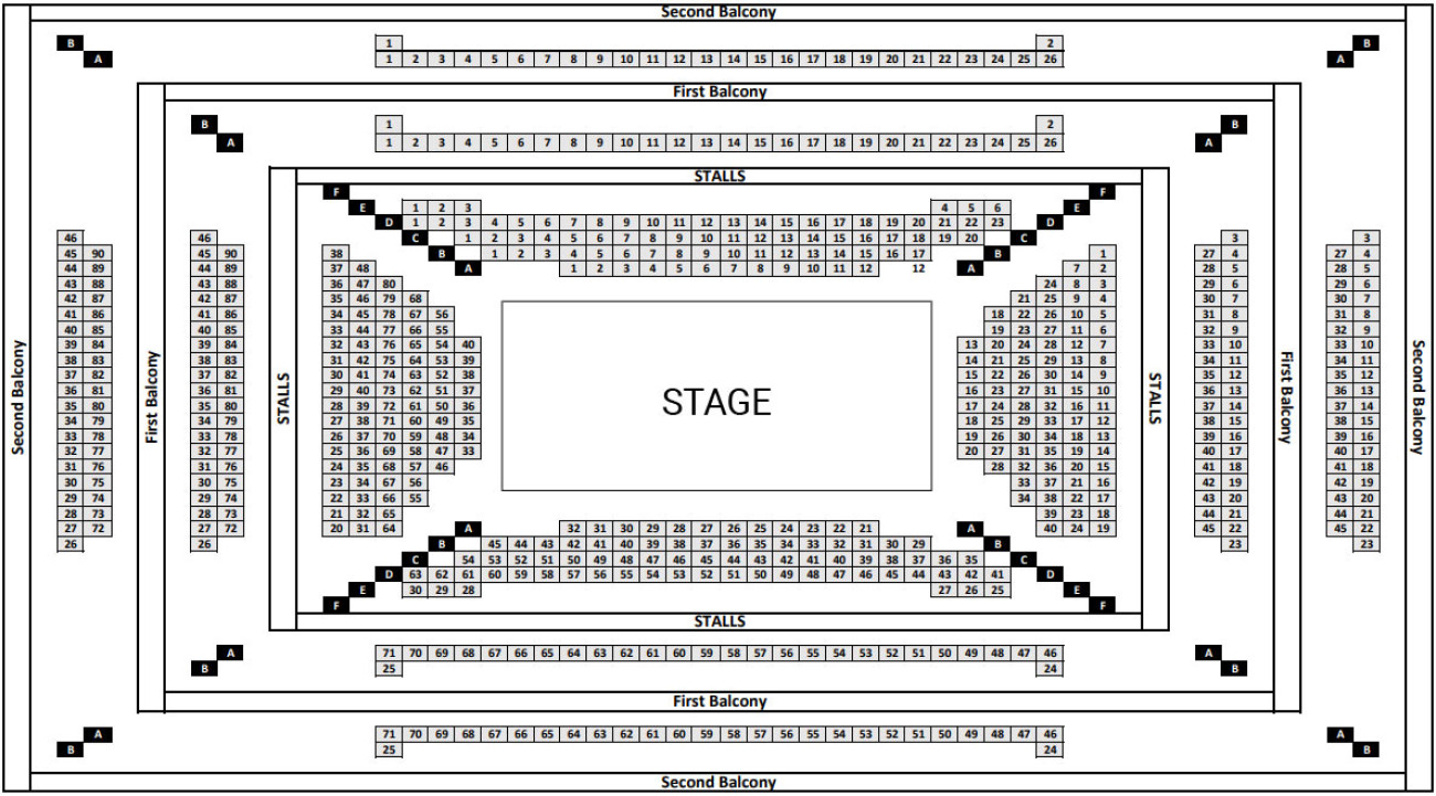 @sohoplace - Plan de Salle