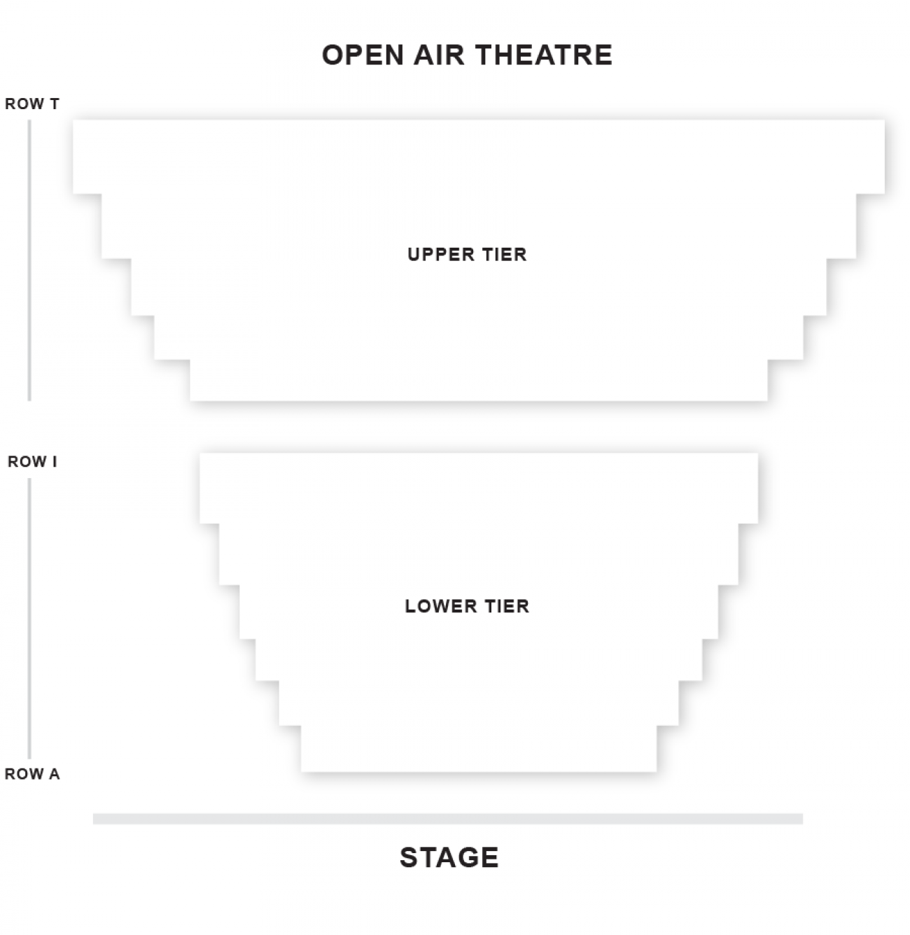 Regent's Park Open Air Theatre - Plan de Salle Regent's Park Open Air Theatre - Plan de Salle
