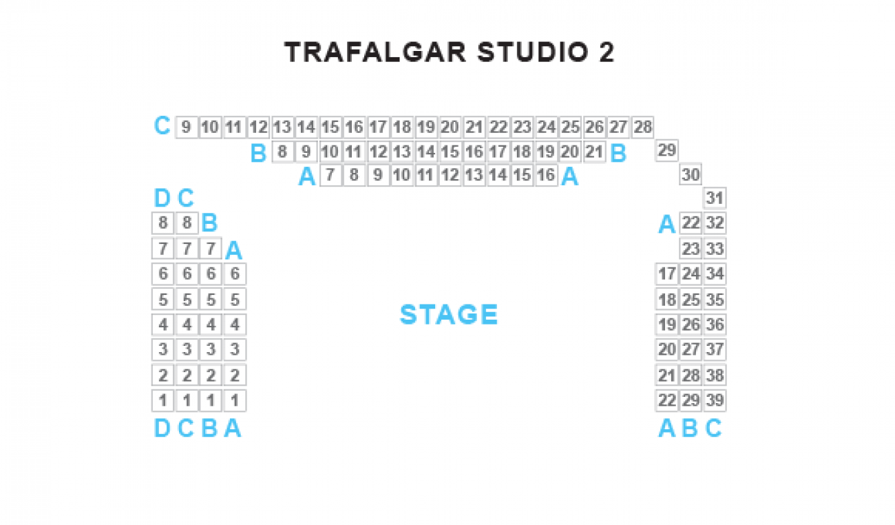Trafalgar Studio Two - Plan de Salle Trafalgar Studio Two - Plan de Salle
