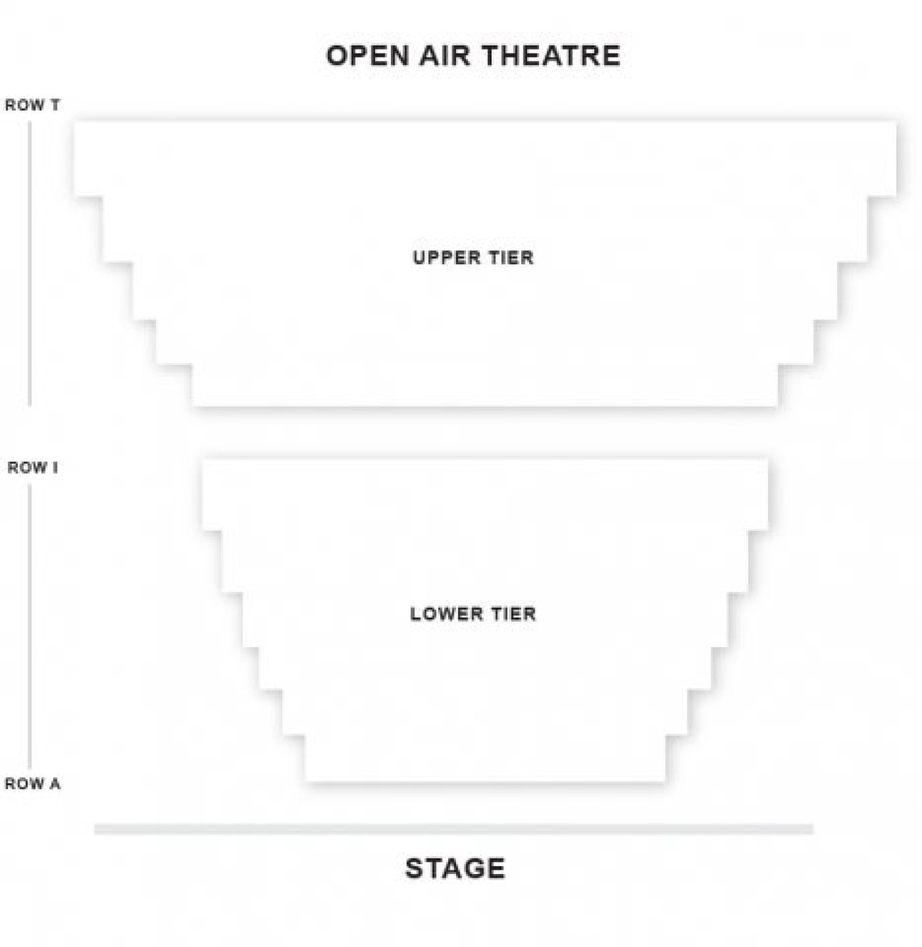 Regent's Park Open Air Theatre - Plan de Salle Regent's Park Open Air Theatre - Plan de Salle