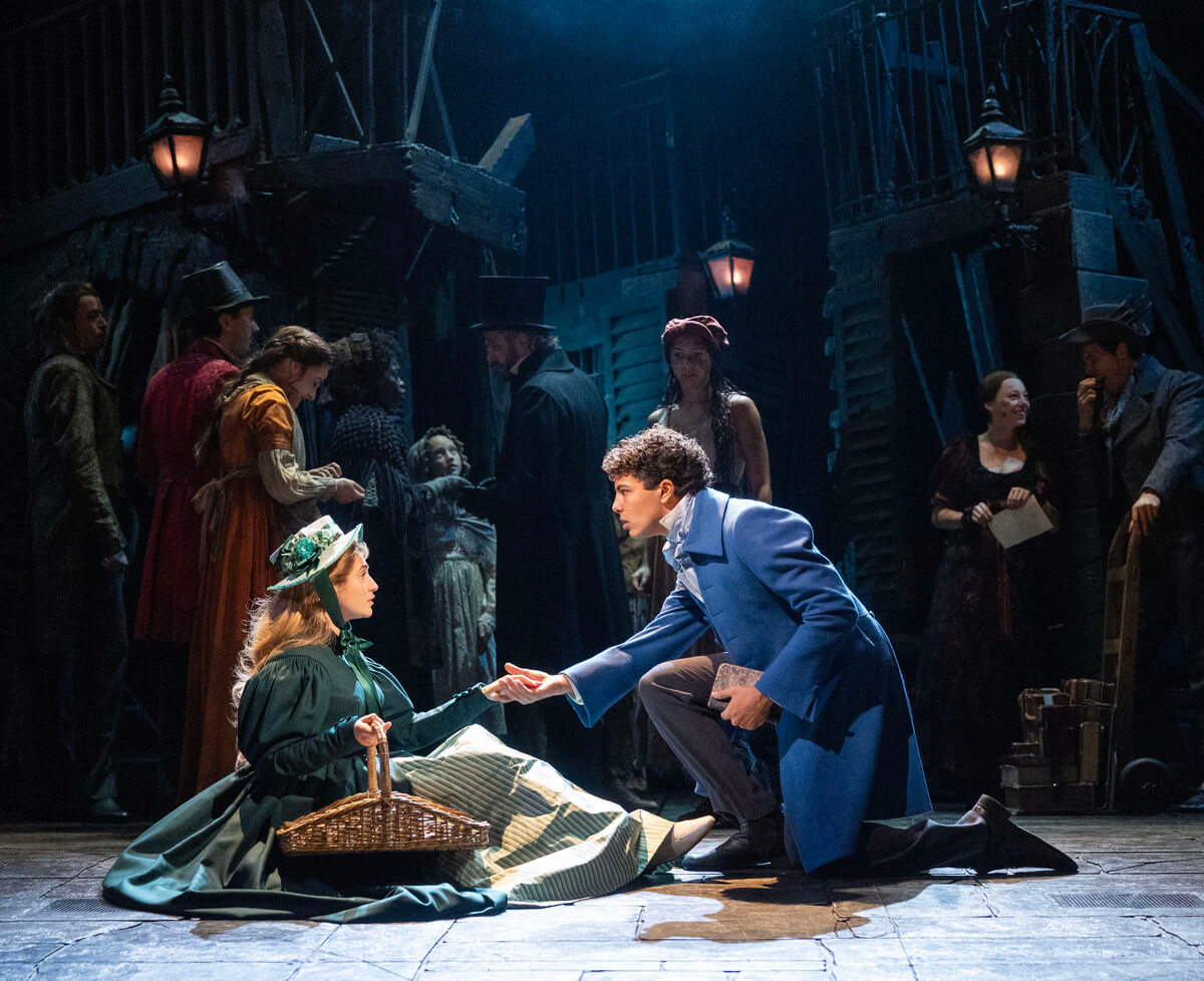 Les Miserables au Sondheim Theatre. Photo par Danny Kaan